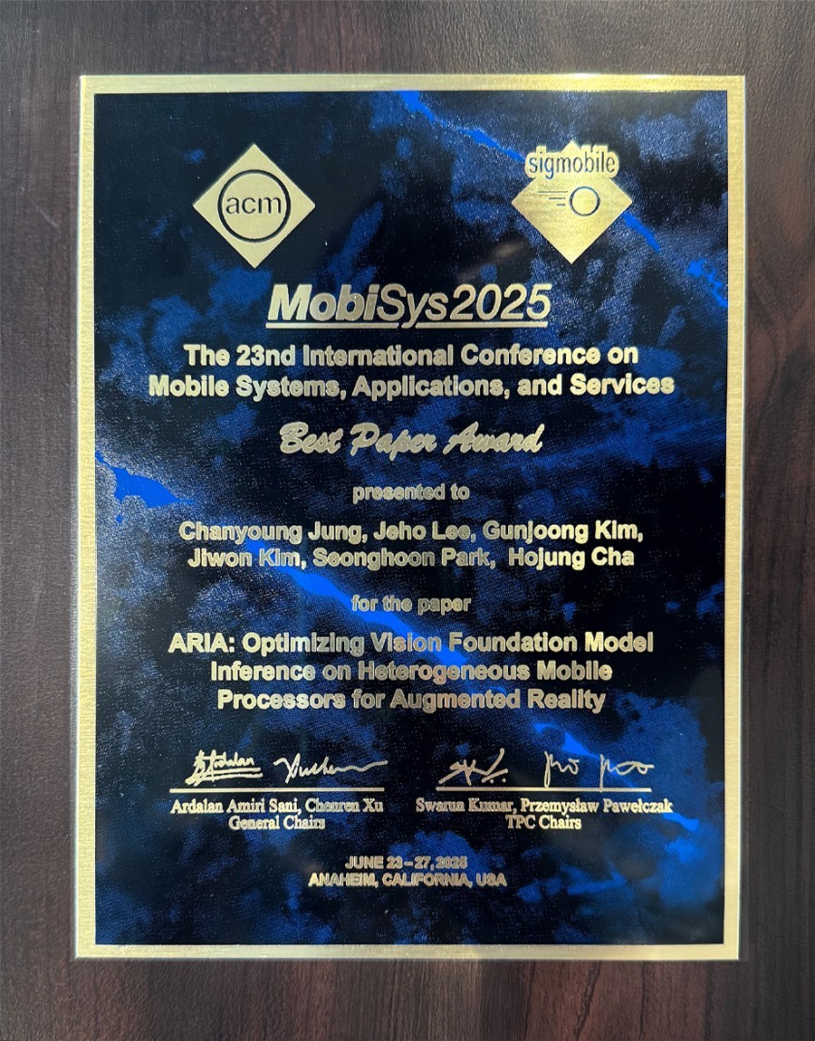 Best Paper Award